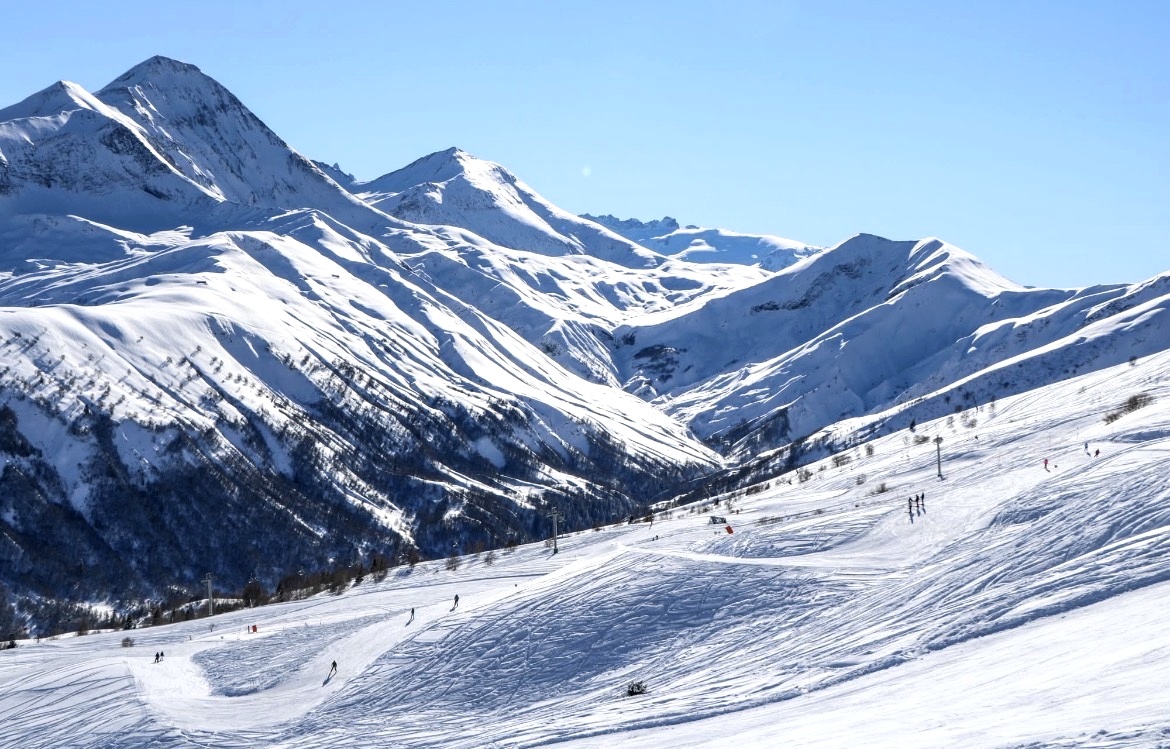 Pistes enneigées des Sybelles